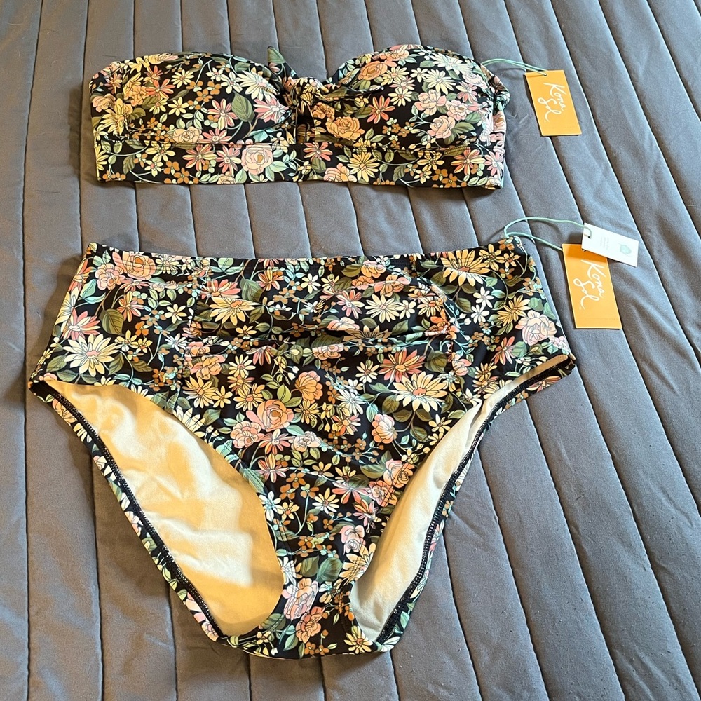 Target Kona Sol two piece swim suit